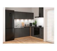 Pegane Cuisine d'angle complète - Gris graphite