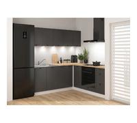 Pegane Cuisine d'angle complète modulable - Blanc