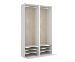 Pegane Dressing avec penderie - Blanc