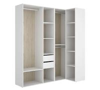 Pegane Ensemble dressing d'angle - Blanc