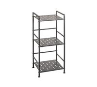 Pegane Étagère 3 niveaux métal - Anthracite