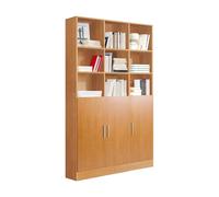 Pegane Étagère bibliothèque cube - Merisier
