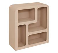 Pegane étagère colonne 4 niches - Beige