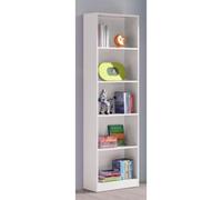 Pegane Étagère colonne 5 cases - Blanc