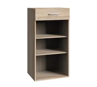 Pegane Étagère colonne de rangement - Chêne