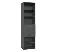 Pegane Étagère colonne de rangement - Graphite