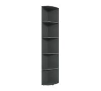 Pegane Étagère colonne - Graphite