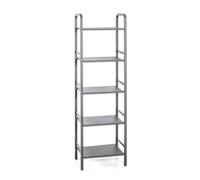 Pegane Étagère colonne métal - Gris