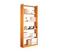 PEGANE Étagère de Rangement bibliothèque 6 Niveaux en pin Massif Coloris Miel - Longueur 80 x Profondeur 28 x Hauteur 200 cm