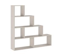 Pegane Étagère escalier 6 compartiments - Beige