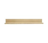 PEGANE Etagère Mural Coloris chêne Massif huilé - Longueur 132 x Hauteur 20 x Profondeur 20 cm