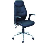 Pegane Fauteuil de bureau - Noir mat