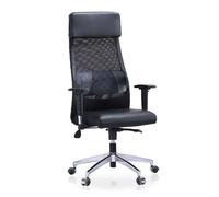 Pegane Fauteuil de bureau pivotant - Noir