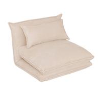 Pegane Fauteuil modulable chauffeuse - Ivoire