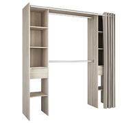 Pegane Kit placard dressing - Chêne shannon