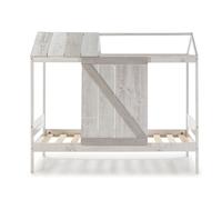 Pegane Lit cabane MDF et pin