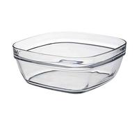 PEGANE Lot 6 saladiers carrés en Verre trempé - 30 cl