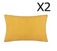 Pegane Lot de 2 Coussins - Ocre