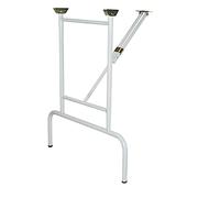 PEGANE Lot de 2 Pieds de Table pliants à Visser, Coloris Blanc - 77,9 x 40,9 x 64 cm