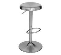Pegane lot de 2 tabourets de bar - Acier