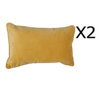 pegane Lot de coussins Ocre