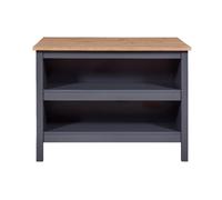 Pegane Meuble bas de cuisine - Anthracite