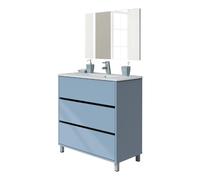 Pegane Meuble bas de salle de bain - Bleu ciel