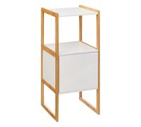 Pegane Meuble bas salle de bain 1 porte - Blanc
