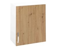 PEGANE Meuble Haut de Cuisine avec 1 Porte Coloris Chêne Albar - Hauteur 70 x Longueur 60 x Profondeur 35 cm