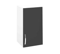 PEGANE Meuble Haut de Cuisine avec 1 Porte Coloris Gris - Hauteur 70 x Longueur 40 x Profondeur 35 cm