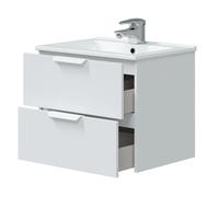 Pegane Meuble haut de salle de bain - Blanc