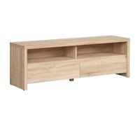Pegane Meuble TV avec tiroirs - Chêne