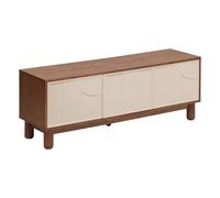 Pegane Meuble TV buffet bas - Marron