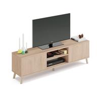 pegane Meuble TV - Effet Bois