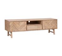 Pegane Meuble TV en bois d'acacia - Beige