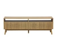 Pegane Meuble TV industriel - Naturel