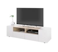 Pegane Meuble TV moderne - Blanc