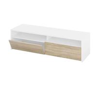 Pegane Meuble TV moderne - Blanc