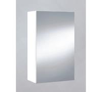 Pegane Miroir de salle de bain avec rangement - Blanc