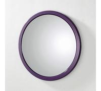 Pegane Miroir mural rond - Prune