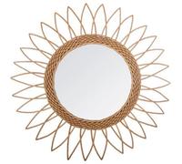 Pegane Miroir mural Soleil 50 x 50 cm