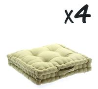 Pegane Otto - 40x40 cm - Kaki ocre jaune