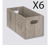 Pegane paniers de rangement MDF - Gris