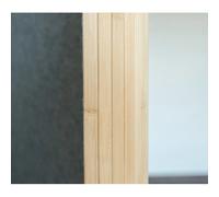 pegane Paravent Bambou Brun - 200x250 cm