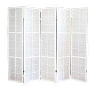 Pegane Paravent japonais Shoji bois - Multicolore