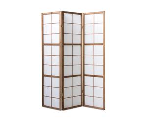 Pegane Paravent japonais Shoji - Brun