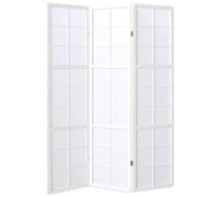 PEGANE Paravent Japonais Shoji en Bois Blanc de 3 pans