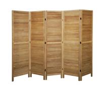 Pegane Paravent persienne brun clair