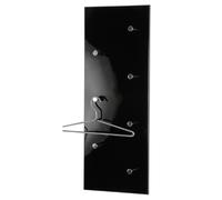 Pegane Patère murale acier - Noir