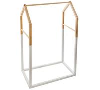 Pegane Penderie enfant maison - Blanc